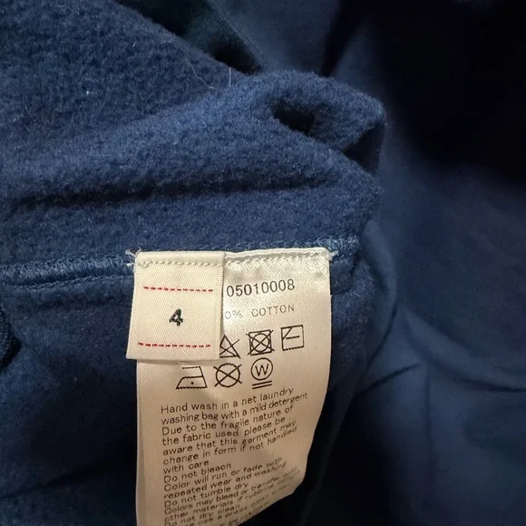 Visvim Navy Blue Hoodie